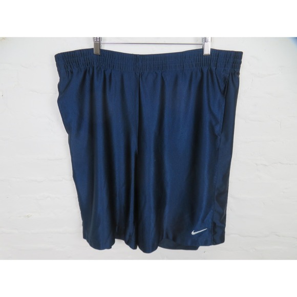 Nike Other - Vintage Nike Basketball Shorts Mens 2XL Shiny Dazzle Blue Baggy y2k Pockets Gym